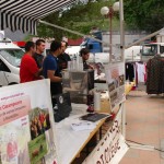 Foire de tarascon-le stand avant le rush