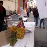 Mazères: la préparation du stand JA